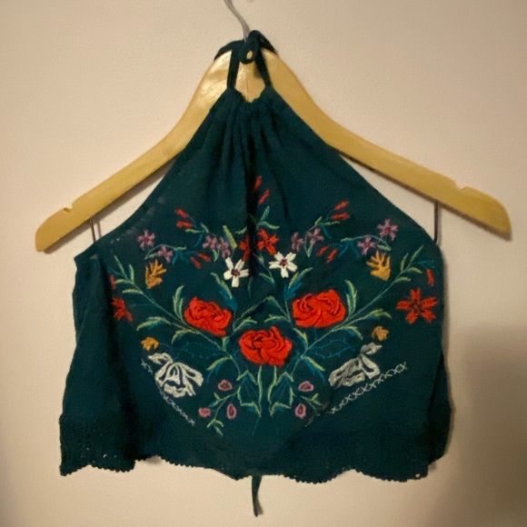 Perfect condition Grecian tie halter top - Picture 1 of 5